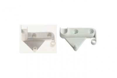 Butoir blanc droite portillon h.65x33x50 pour r&eacute;frig&eacute;rateur ariston