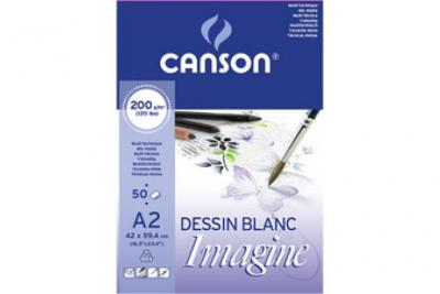 CANSON Bloc &agrave; dessin Imagine, format A1, 200 g/m2
