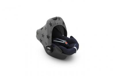 DOOKY Canopy pour si&egrave;ge auto cosy Grey Stars