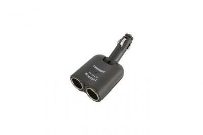 CARPOINT Prise allume-cigare Double - 5Ah 12 V - Noir