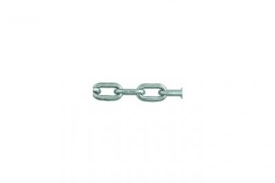 Chapuis LVBS3 Cha&icirc;ne soud&eacute;e maille courte acier zingue 55 kg D 3 mm L 2,5 m