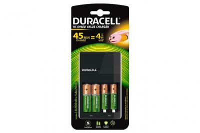 Duracell Chargeur de piles Hi-Speed 45 min CEF14