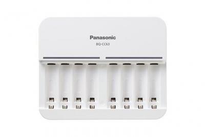 Panasonic 52063e00 Chargeur intelligent pour batteries 1-8 Ni-MH AA/AAA Blanc
