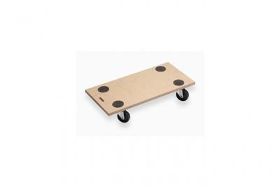 Meister 820040 Chariot &agrave; roulettes plaque MDF, Roues en PP 590 x 290 mm - 200 kg