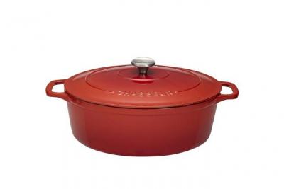Cocotte Sublime fonte ovale 8,5 L 35 cm rouge Chasseur