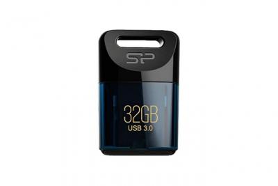 Silicon Power 32&nbsp;Go Jewel J06&nbsp;USB 3.0&nbsp;Mini Flash Drive, Bleu Fonc&eacute; (sp032gbuf3j06&nbsp;V1d) 