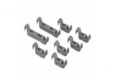 Clips pour ratelier panier inf&eacute;rieur (8pcs)