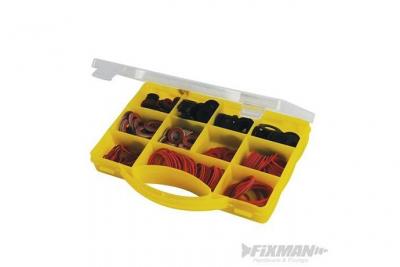 Fixman 386124 Coffret de Rondelles d'&eacute;tanch&eacute;it&eacute; en Caoutchouc/Fibre 280 pi&egrave;ces