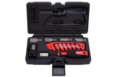 KS TOOLS 907.2200 Jeu de grattoirs et cutters - 27 pcs