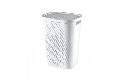 Curver infinity lavabo &agrave; pois 59L blanc 44x35x60cm