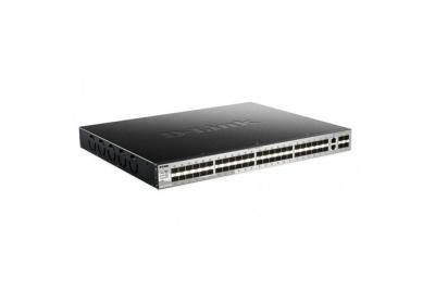 D-Link DGS-3130-54S G&eacute;r&eacute; L3 10G Ethernet (100/1000/10000) Noir, Gris