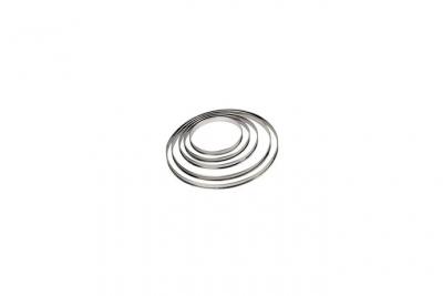 De Buyer Cercle A Tarte En Inox, Ht 2cm, Bord Roul&eacute; &Oslash; 14