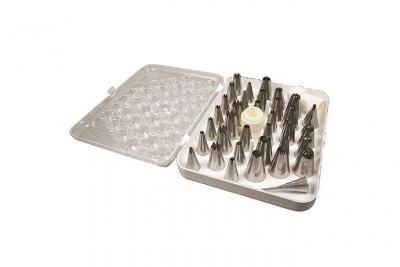 DE BUYER Coffrets de 35 douilles + adaptateurs - Inox