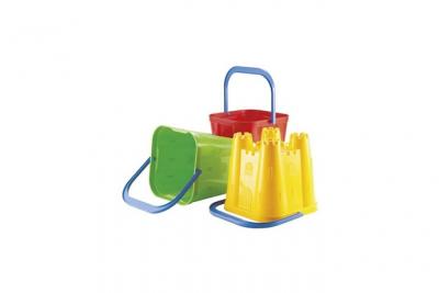 ECOIFFIER SUMMER Seau Chateau Fort 18,5 cm Coloris Assortis