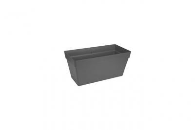 Elho Loft Urban Terrasse Roues 70 - Planteur - Anthracite - Ext&eacute;rieur - L 34.8 x W 69.4 x H 32.1 cm
