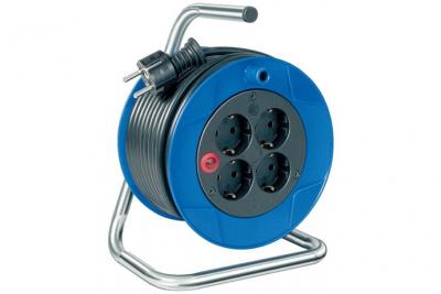 Brennenstuhl 1079180004 15 M Cable Reel 4 Outlets Bleu