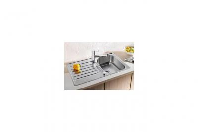 Evier blanco lantos 45s if auto - inox lisse