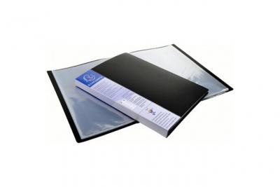 Porte Vues Exacompta polypropyl&egrave;ne 8/10e 20 Vues Noir