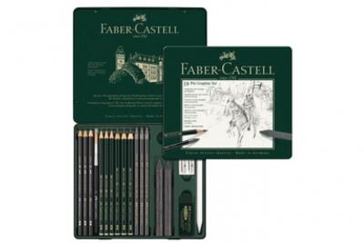 Faber-Castell 112973 &ndash; Crayon (Multi, Noir, Art, Bo&icirc;te)