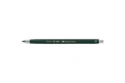 FABER-CASTELL Porte-mines TK 9400, degr&eacute; de duret&eacute;: 6B - Lot de 2