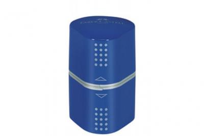 Faber-Castell 183801 Taille-crayon GRIP 2001 trio rouge/bleu