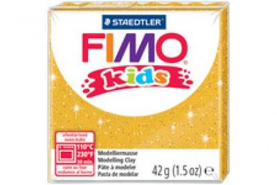 Staedtler - Fimo kids - Pain P&acirc;te &agrave;&nbsp; Modeler 42 g Gris Paillet&eacute;