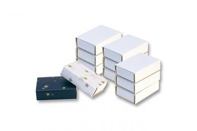 NC - Lot de 10 Bo&icirc;tes d'allumettes vides en carton bla bla