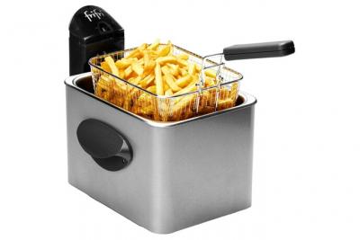 Frifri - 1 kg frites; 3,5l; 3200w ; manteau m&eacute;tal zilver - 1905