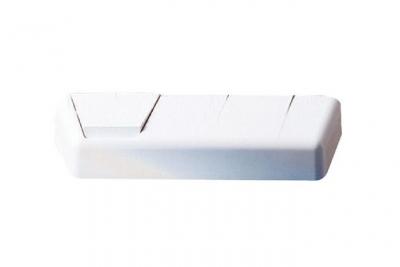 Geberit 8012521 Couvercle Blanc 240.099.11.1, Complet avec Bouton