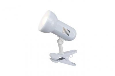 GLOBO Spot a pince m&eacute;tal l24 x h21 cm - Blanc