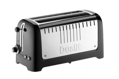 Dualit - grille pain 2 fentes 2000w noir/inox 46065 - lite xl 46065