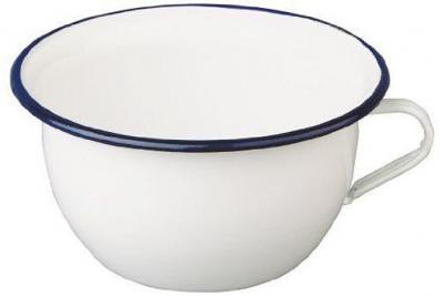 Ibili 903524 Pot de Chambre en acier &eacute;maill&eacute; vitrifi&eacute; 24 cm Blanche