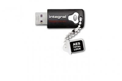 Integral cle usb3.0 cryptee 16gb crypto black fip