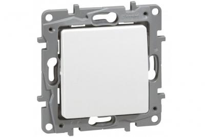 Legrand 664701 Interrupteur ou commutateur Nilo&eacute;, 10 Ax- 250 V, blanc