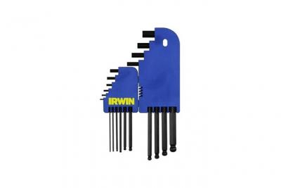 Etui de 10 cl&eacute;s 6 pans sph&eacute;riques Irwin 1,5 &agrave; 10mm