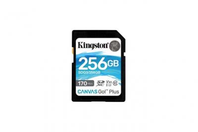 kingston     kingston 256gb sdxc canvas go plus 170r