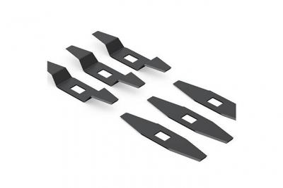 EXTEL 330101 Kit de Lame pour Tondeuse Garden 1000, Noir