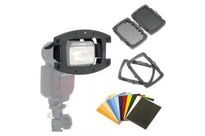 Kit Strobo Flashgun + Adaptateur FlashGun + Strobo snoot
