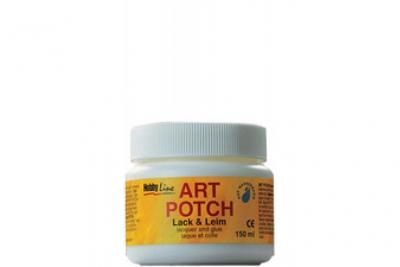 Kreul kreul vernis et colle de serviette art potch, mate, 150 ml noir