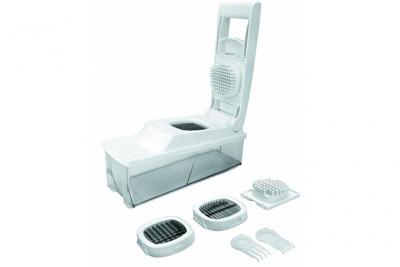 Lacor - coupe-l&eacute;gumes 2 grilles blanc - 60344
