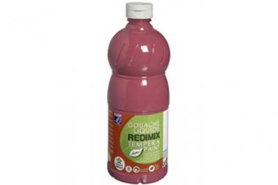 Lefranc Bourgeois - Gouache liquide Redimix pour enfants - Bouteille 1L - Argent