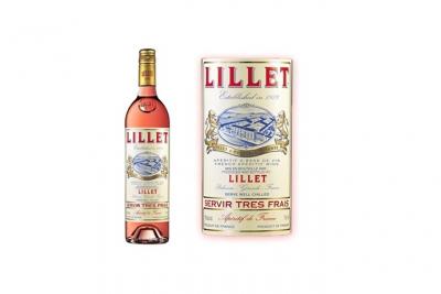Maison Lillet Lillet ros&eacute; - Ap&eacute;ritif &agrave; base de vin - Bouteille 75cl