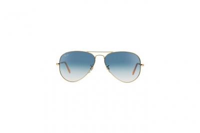 Ray Ban Lunettes de soleil Aviator bleues. Couleur: Bleu