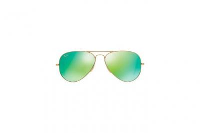 Ray-Ban Aviator Flash Flash Lenses Green Flash 58mm objectif vert 58mm