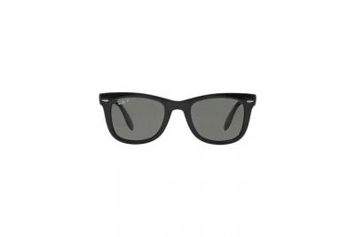 Lunettes de soleil polaris&eacute;es FOLDING WAYFARER RB4105 Noir Ray Ban