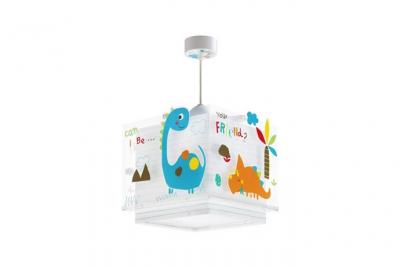 Dalber Lampe Suspension Enfant Dinosaures Dinos Animaux Multicolore