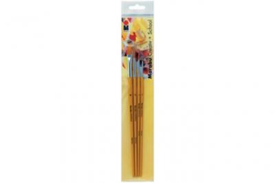 Kit de pinceaux synth&eacute;tiques Universal - Lot de 3