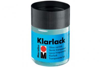 Vernis transparent, haute brillance, 50 ml, incolore marabu 110605000