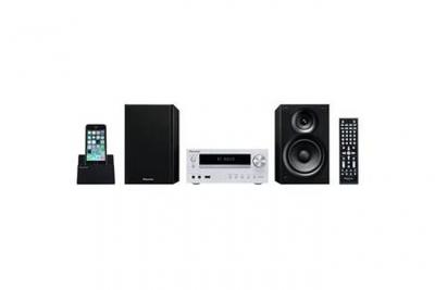 Micro-cha&atilde;ne pioneer x-hm32v-k argent cd/dvd mp3 usb bluetooth avec dock pour ipod/iphone/ipad