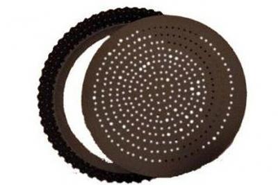 GOBEL Moule &agrave; tarte 24 cm fond mobile perfor&eacute; anti adh&eacute;rent 226431